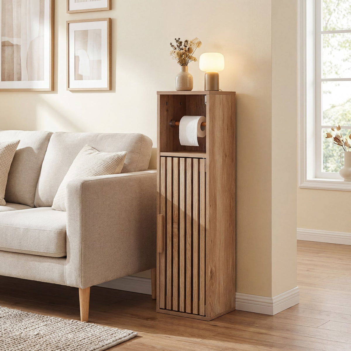 Slim Freestanding Bathroom Cabinet
