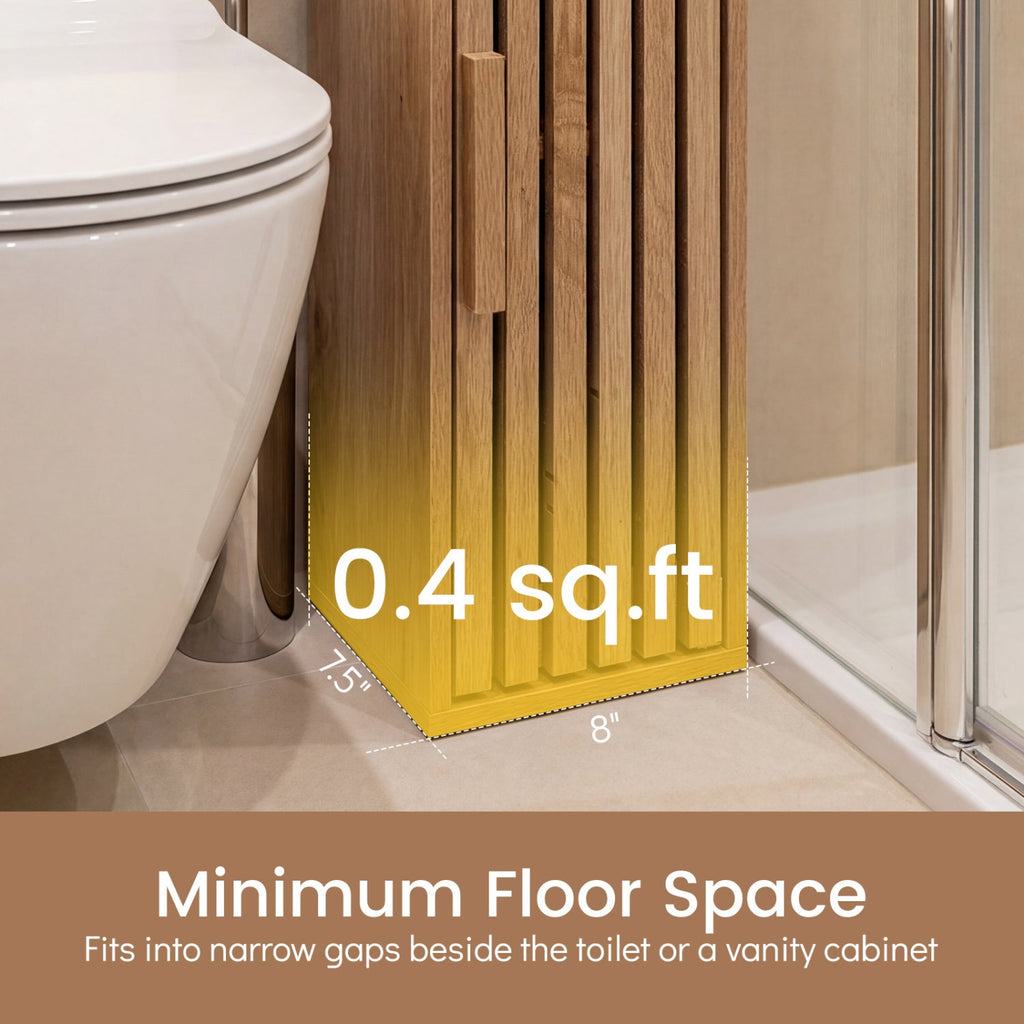 Slim Freestanding Bathroom Cabinet