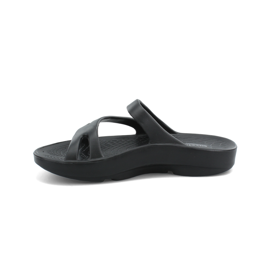Sovella Women's PF Slide Recovery Sandal – Black