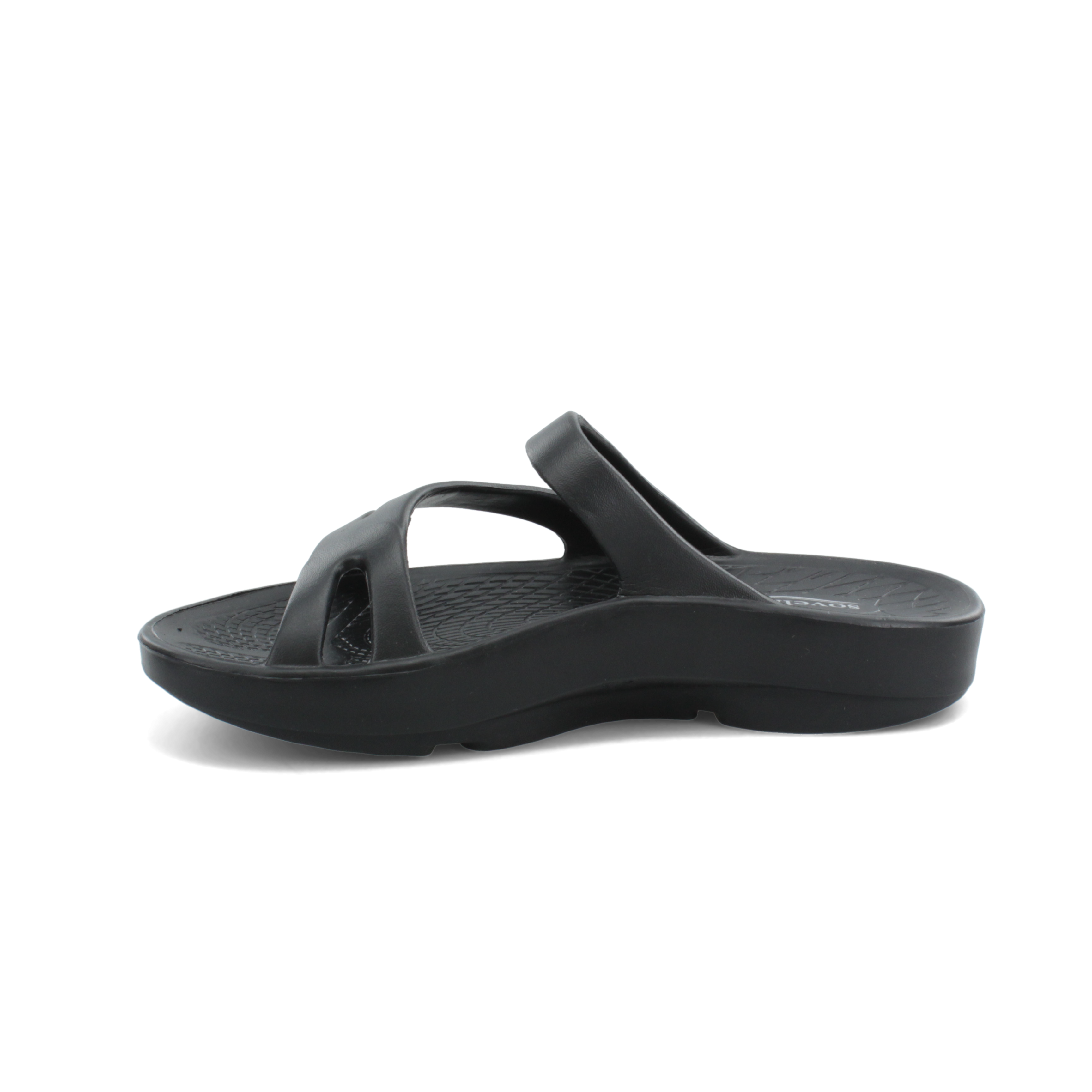 Sovella Women's PF Slide Recovery Sandal – Black