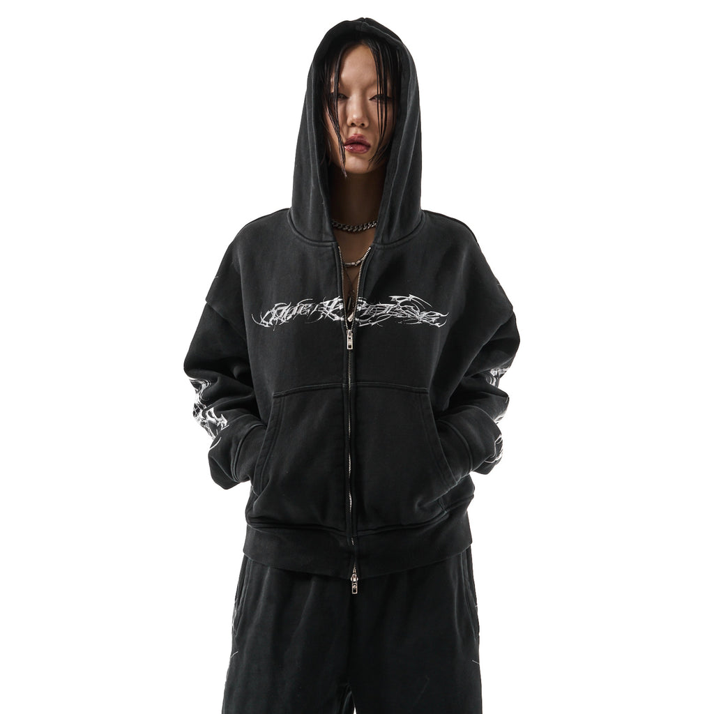 Tribametal Zip-Up Hoodie