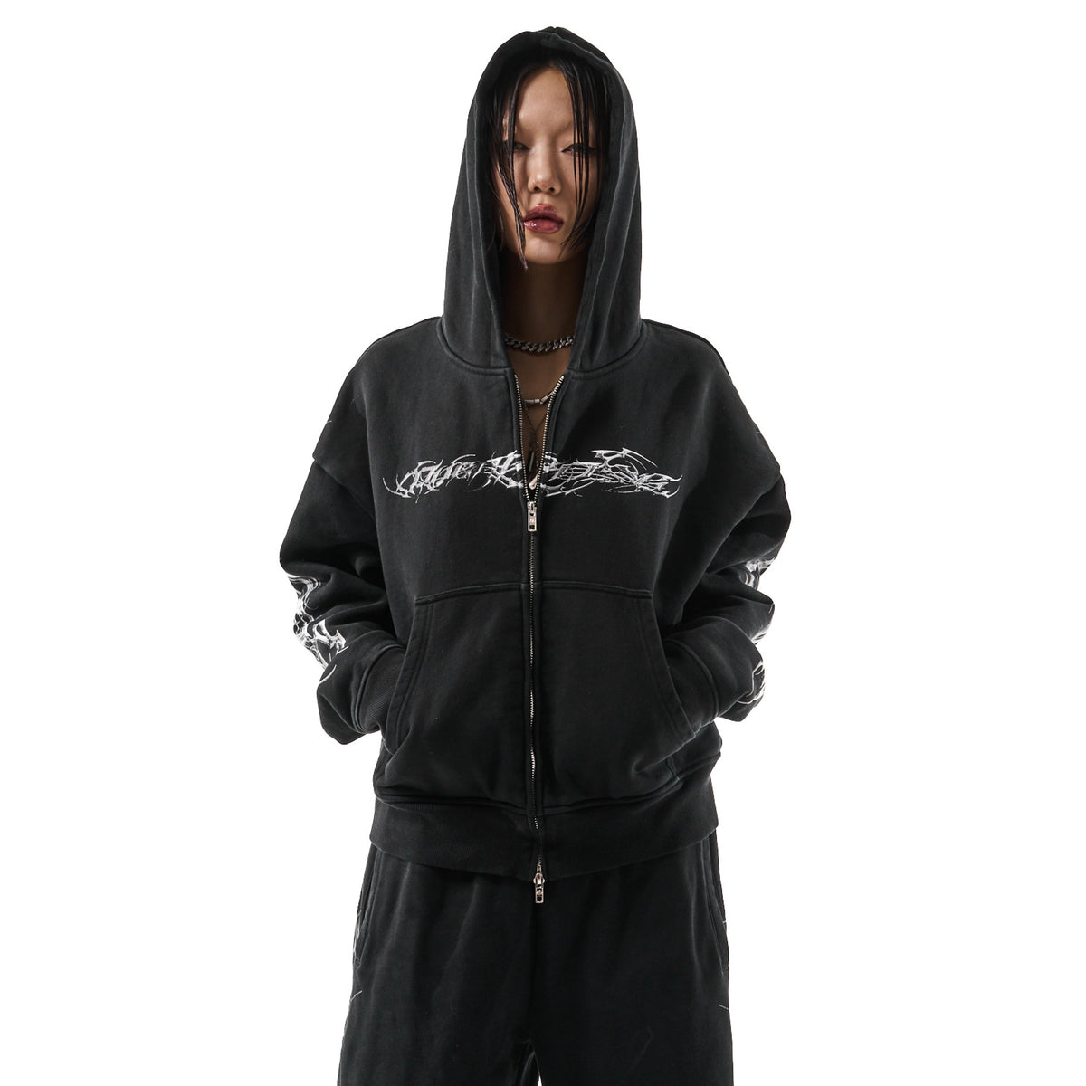 Tribametal Zip-Up Hoodie