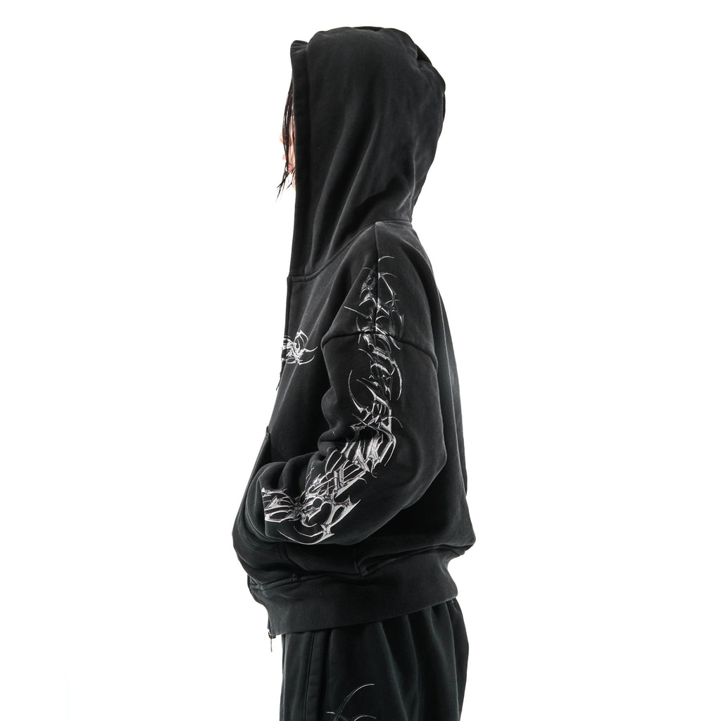 Tribametal Zip-Up Hoodie