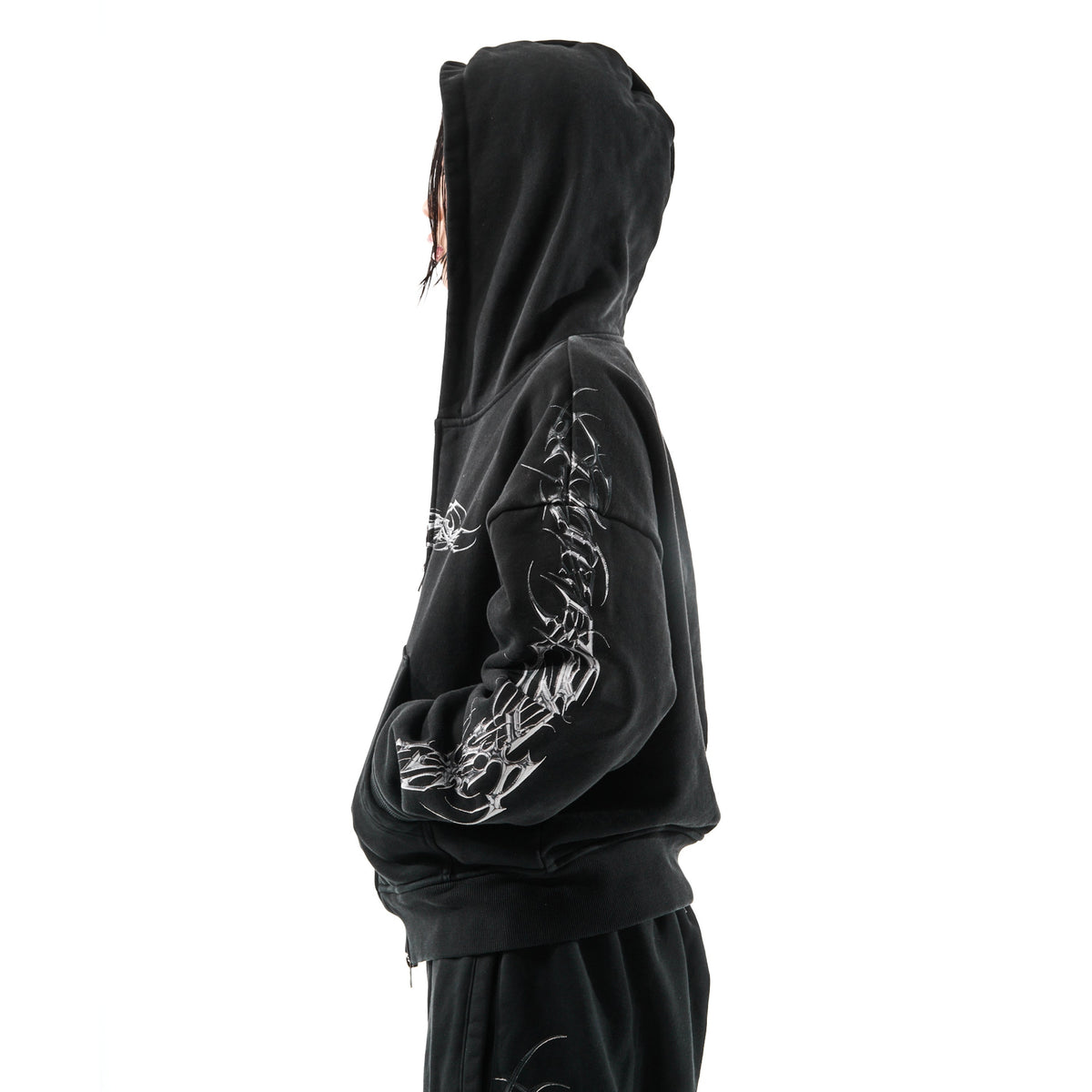 Tribametal Zip-Up Hoodie