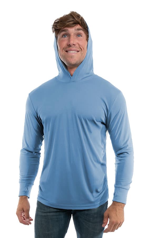 UPF 50 Performance Hoodie – Sun Protection, Moisture Wicking