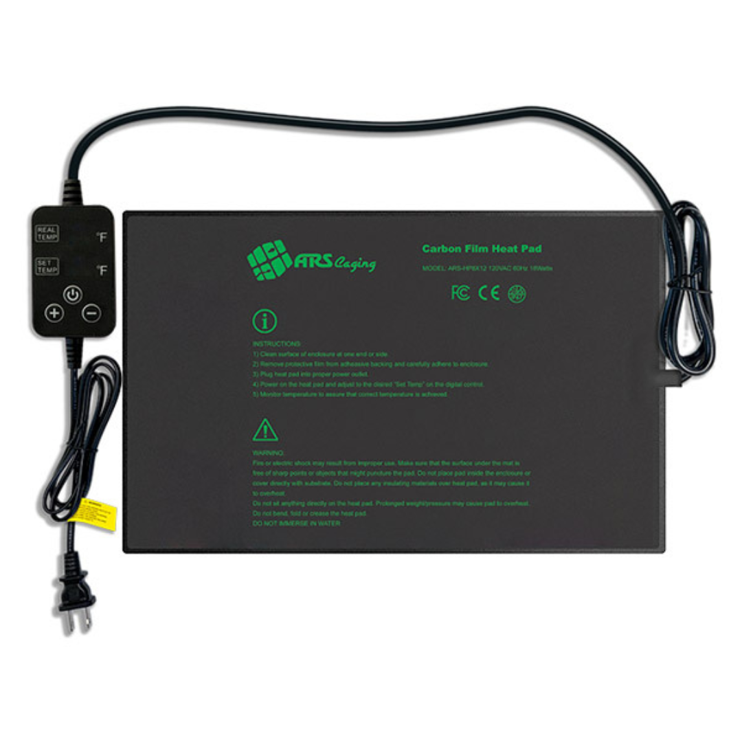Under Tank Carbon Film Heat Mat with Digital Thermostat