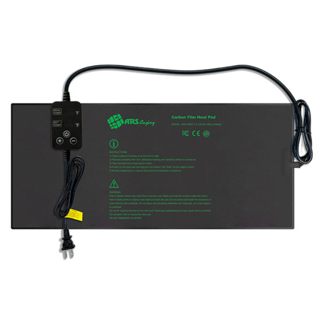 Under Tank Carbon Film Heat Mat with Digital Thermostat
