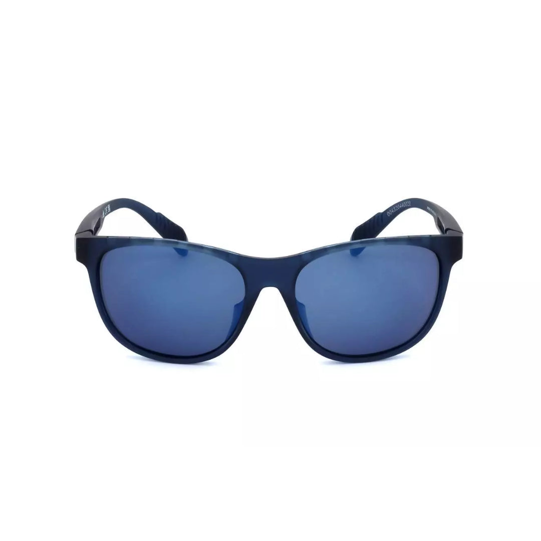 adidas Unisex Sport Sunglasses SP0022 - Navy Frame / Blue Mirror Lens (92V)