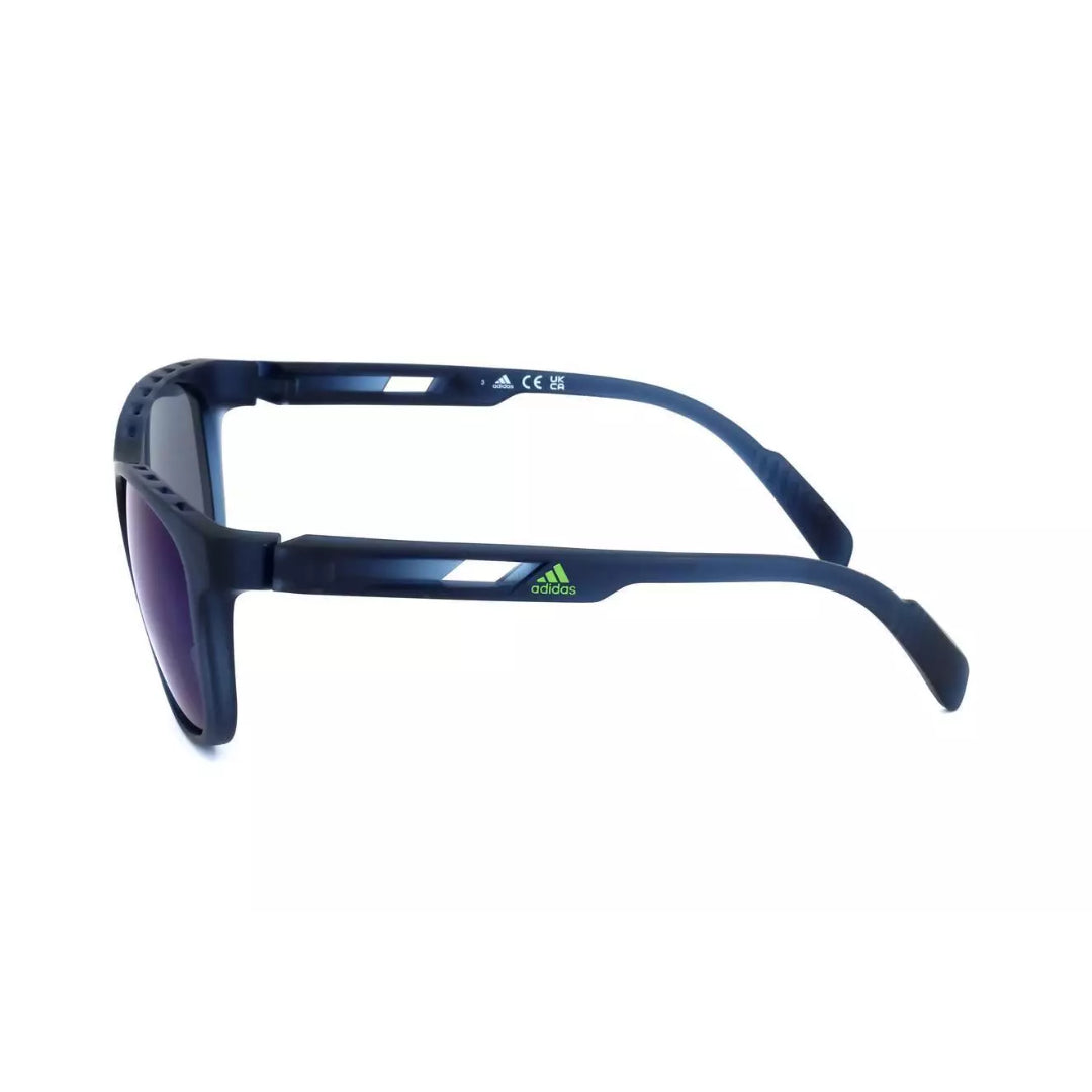 adidas Unisex Sport Sunglasses SP0022 - Navy Frame / Blue Mirror Lens (92V)