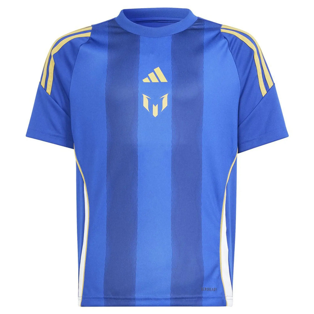 adidas Youth Messi Training Jersey - White / Sky Blue & Blue (IS6470 / IS6471)