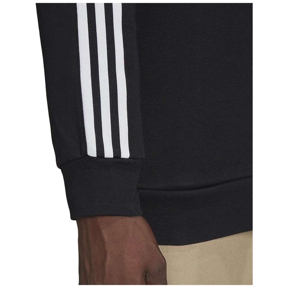 adidas Originals Men's Adicolor 3D Trefoil 3-Stripes Crew Sweatshirt - Black (GN3545)