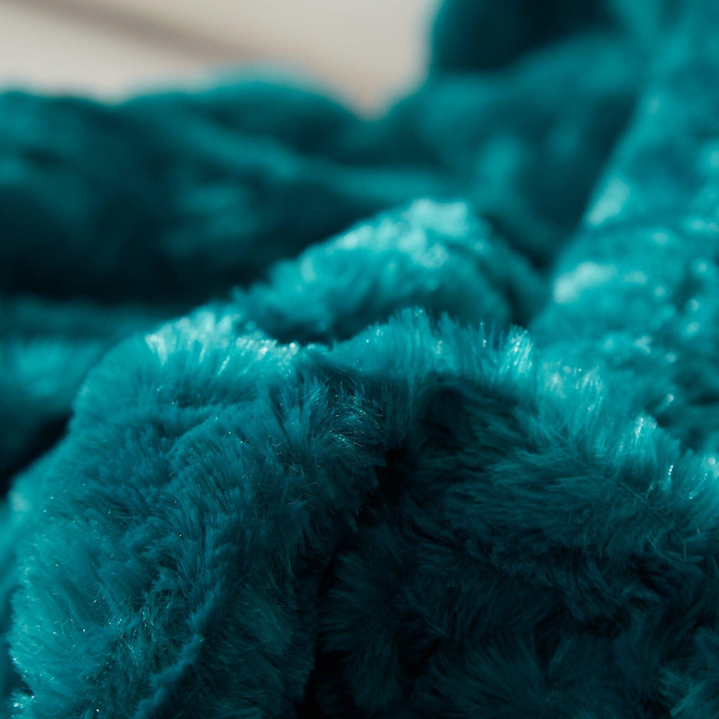 Mermaid Scale Sherpa Throw Blanket