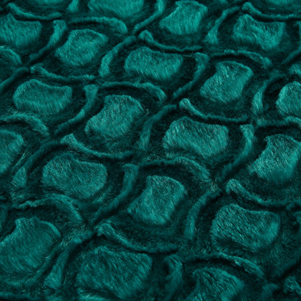 Mermaid Scale Sherpa Throw Blanket