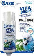 Oasis Vita-Drops high potency daily multivitamins for small birds, 2 fl. oz.