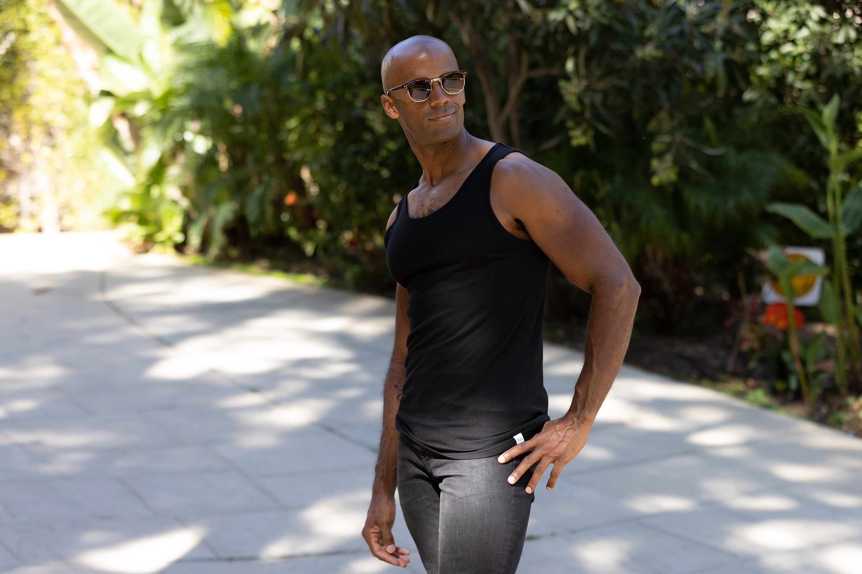 Spun Bamboo Men's Bamboo Viscose & Organic Cotton Tank Top