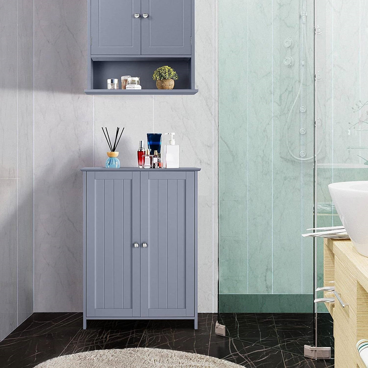 2-Door Freestanding Floor Cabinet