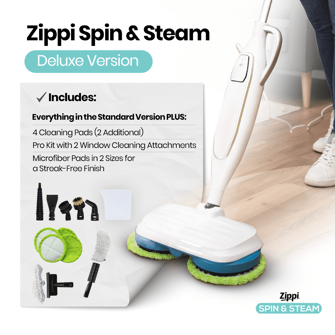Spin & Steam – Steam Mop & Handheld Steamer