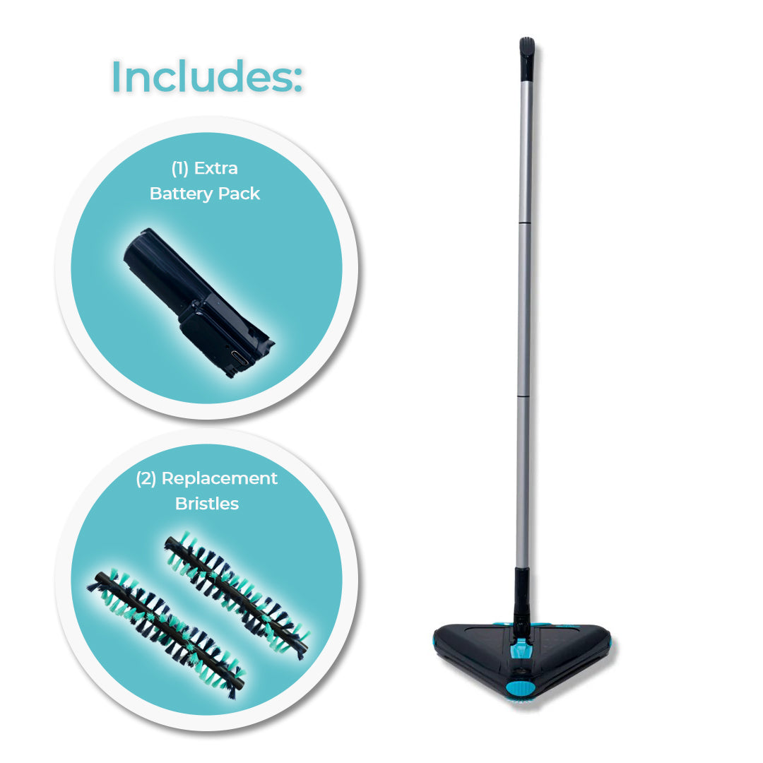 Sweeper Max – Tri-Brush Floor Sweeper