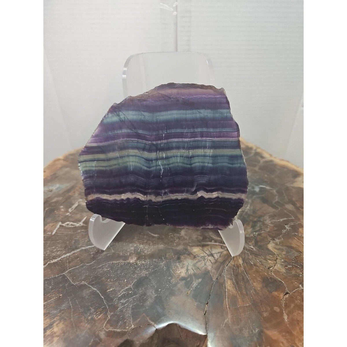 Rainbow Fluorite Crystal Flake Specimen