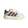 adidas Kids Grand Court 2.0 CF I Sneaker - White / Multicolor Doodle Print (JR5152)