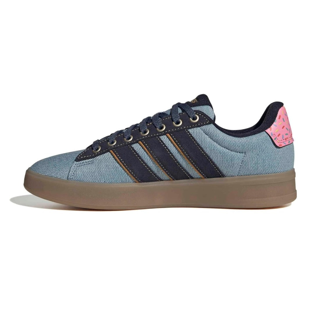 adidas x The Simpsons Men's Grand Court 3.0 Sneaker - Homer / Donut (KK3539)
