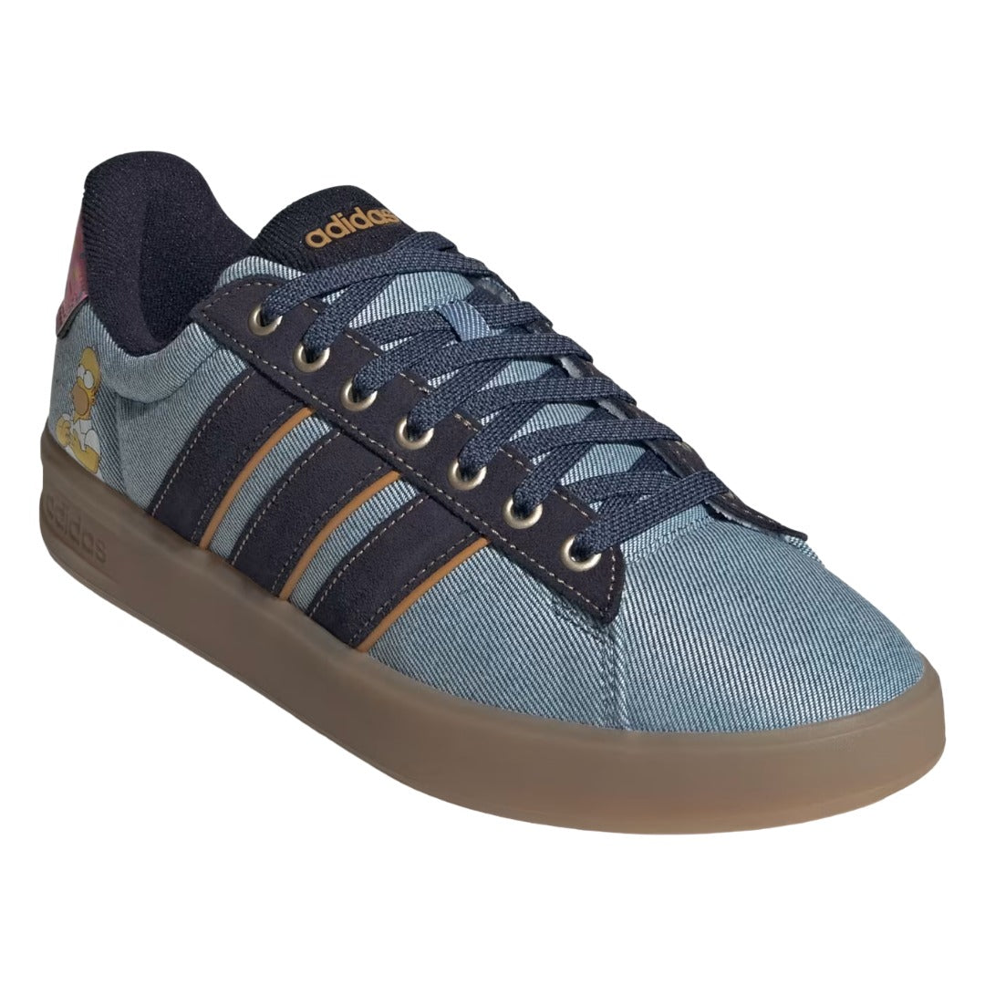 adidas x The Simpsons Men's Grand Court 3.0 Sneaker - Homer / Donut (KK3539)