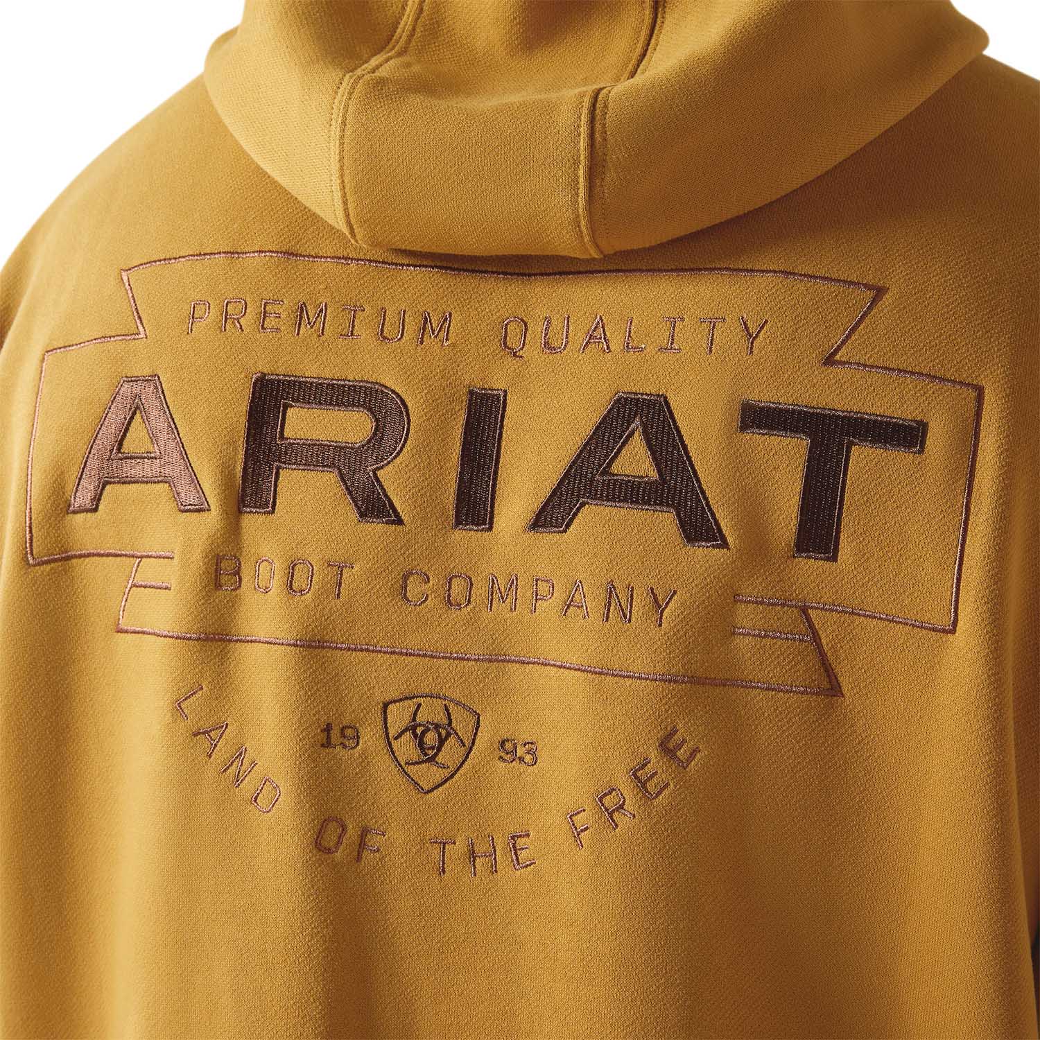 Ariat Men's Pullover Hoodie – Cotton Fleece Sweatshirt