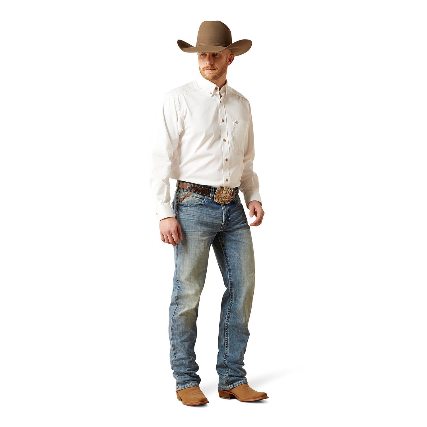 Ariat Men's M2 Relaxed Stirling Stretch Boot Cut Jean – Shasta Blue
