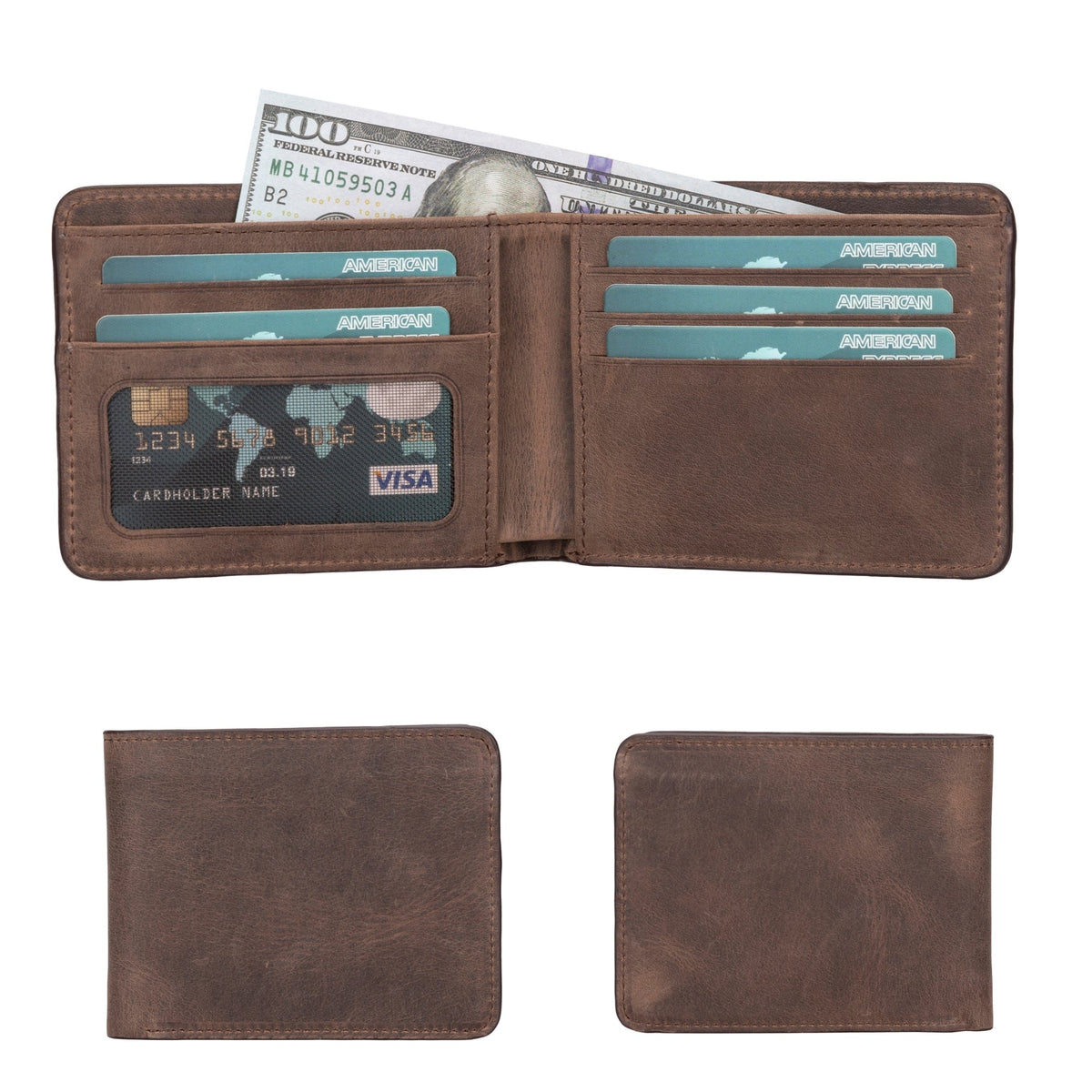 TORONATA Arvada RFID Leather Bifold Wallet