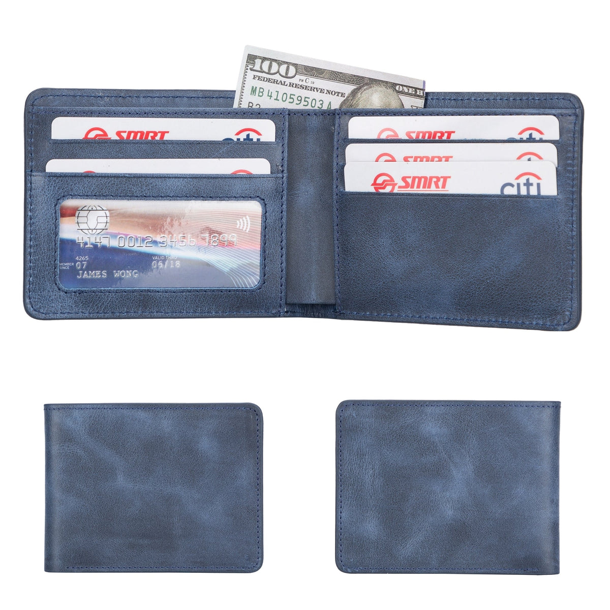 TORONATA Arvada RFID Leather Bifold Wallet