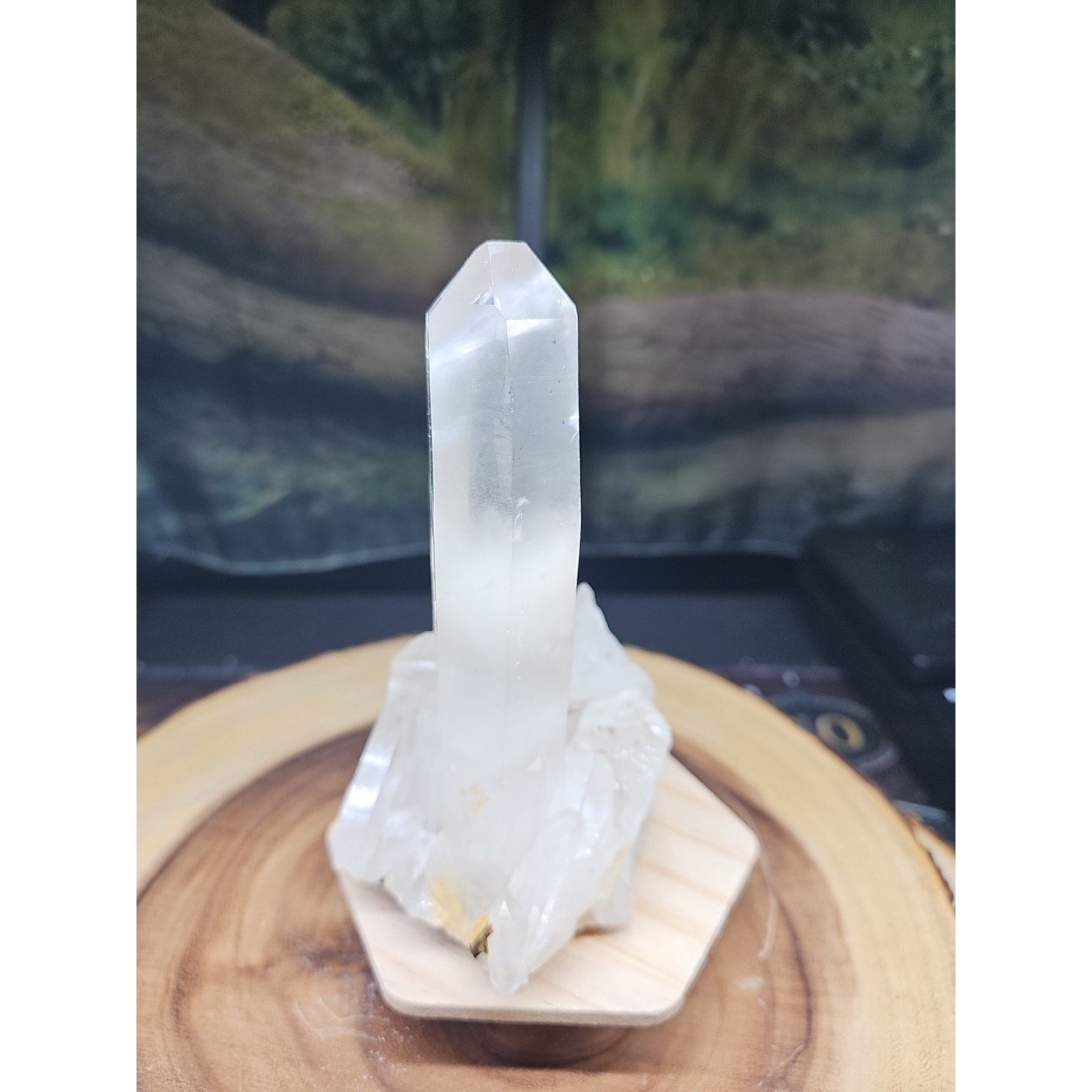 Clear White Quartz Crystal Cluster — 1.28 lb | Natural Specimen from Madagascar