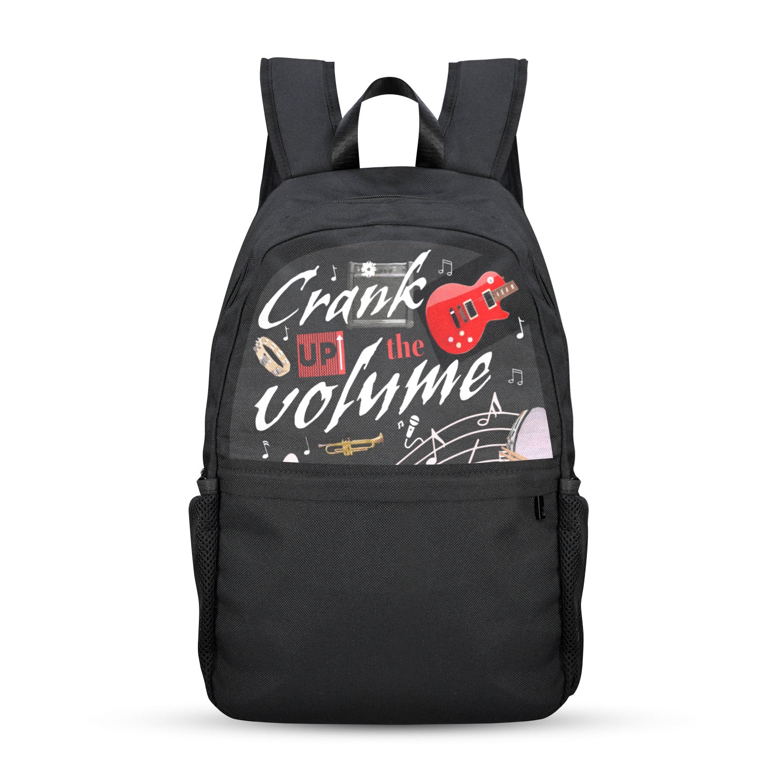 Crank Up the Volume Graphic Backpack – Lightweight Everyday Casual Bag