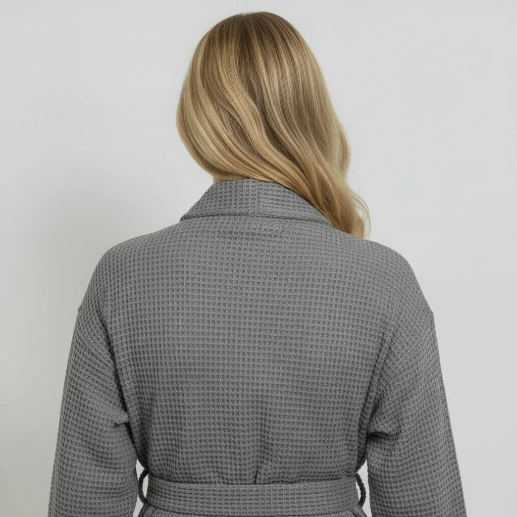 Waffle Robe – Lightweight, Quick-Dry Spa Comfort