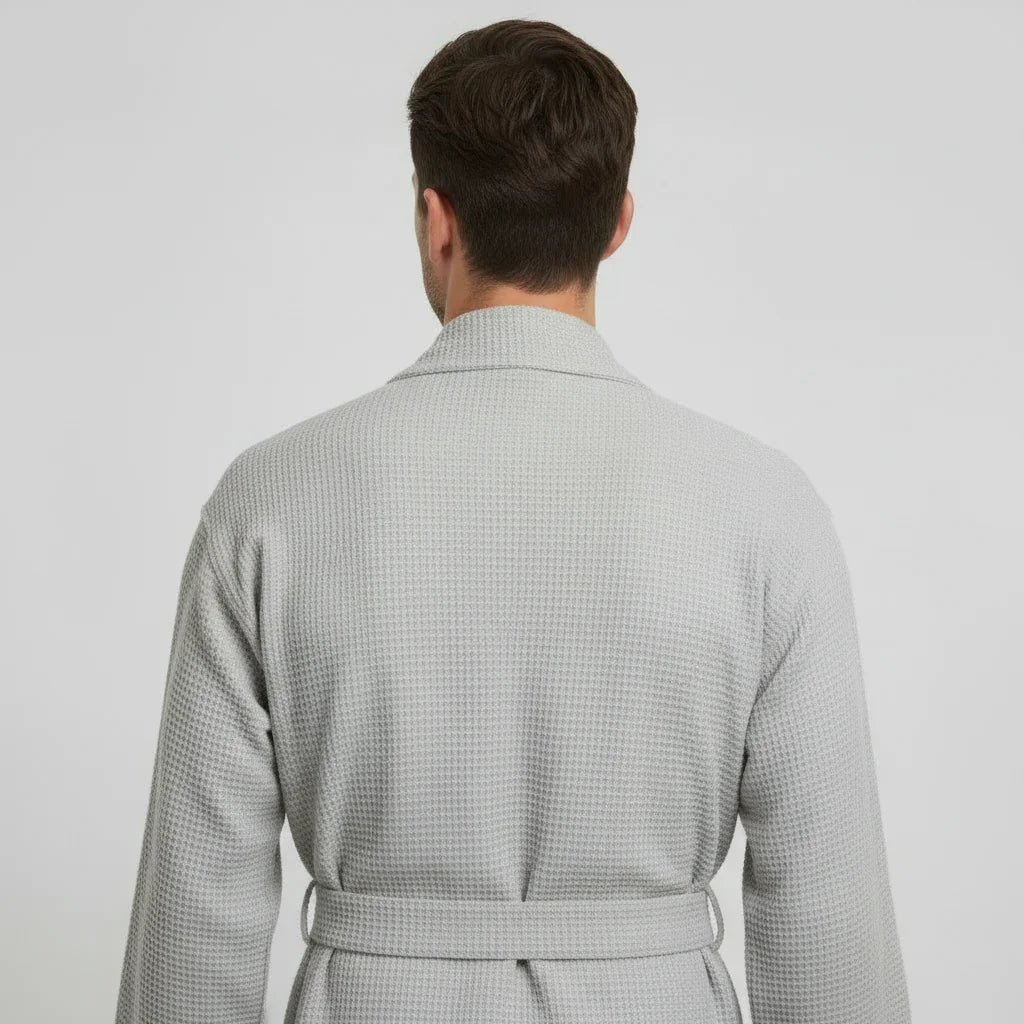 Waffle Spa Robe – Lightweight Quick-Dry Kimono Bath Robe