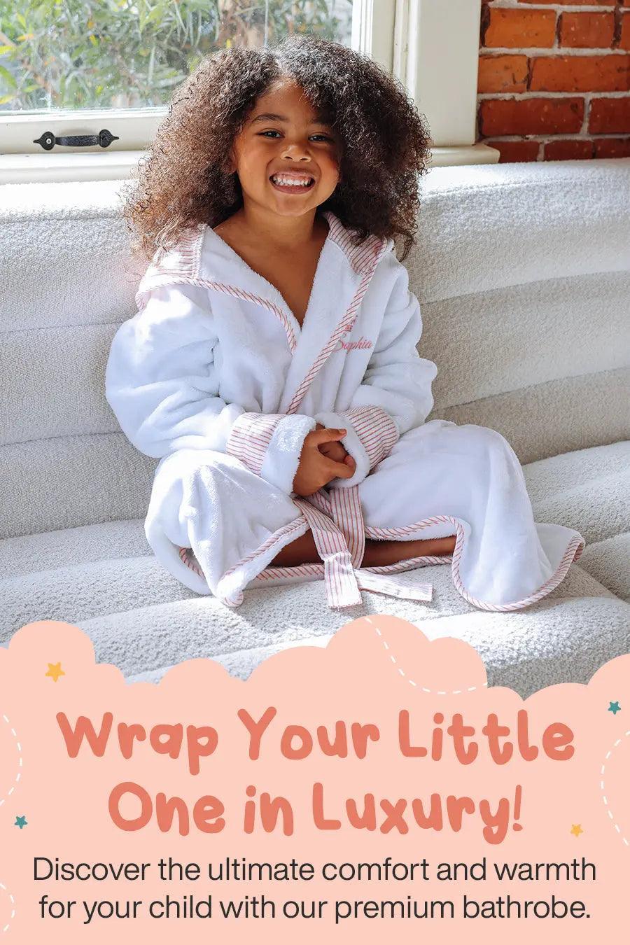 Kids Plush Robe – Ultra Soft, Safe & Cozy