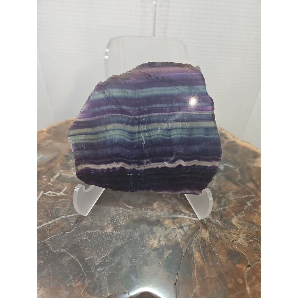 Rainbow Fluorite Crystal Flake Specimen