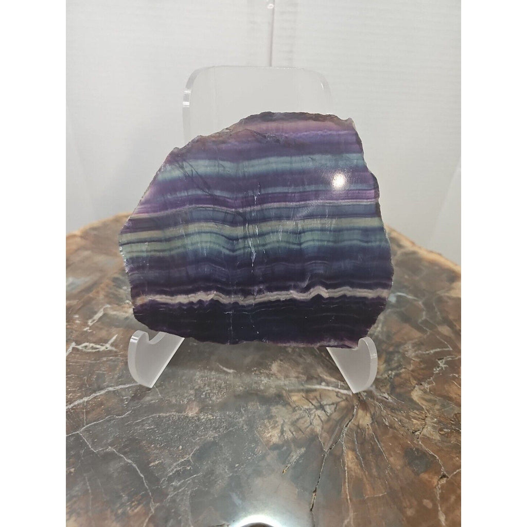 Rainbow Fluorite Crystal Flake Specimen