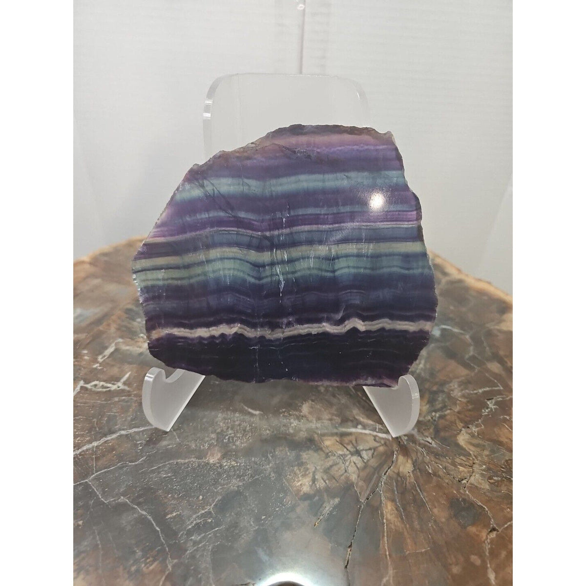Rainbow Fluorite Crystal Flake Specimen