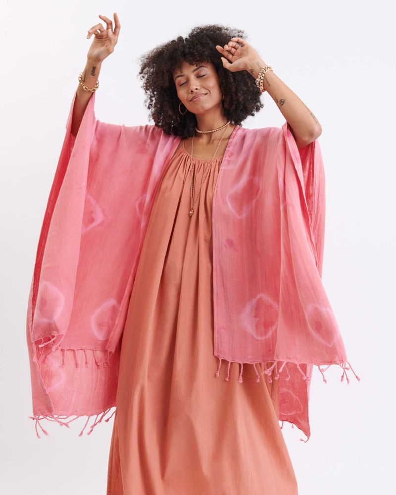 Shibori Beach Wrap