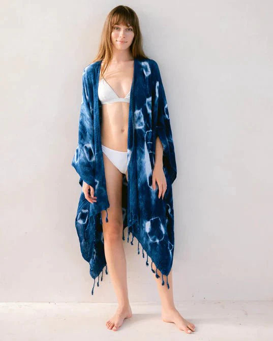Shibori Beach Wrap