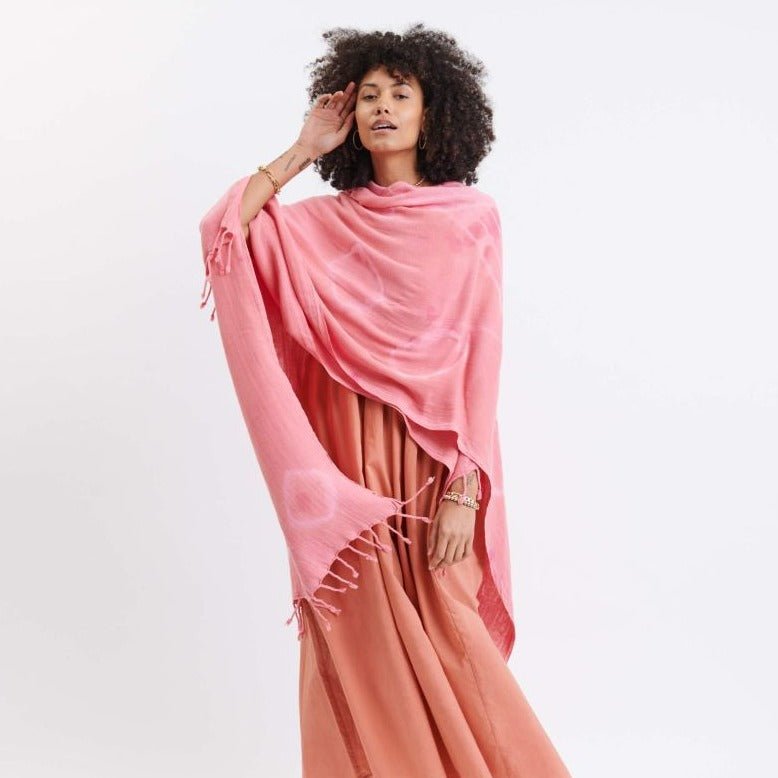 Shibori Beach Wrap