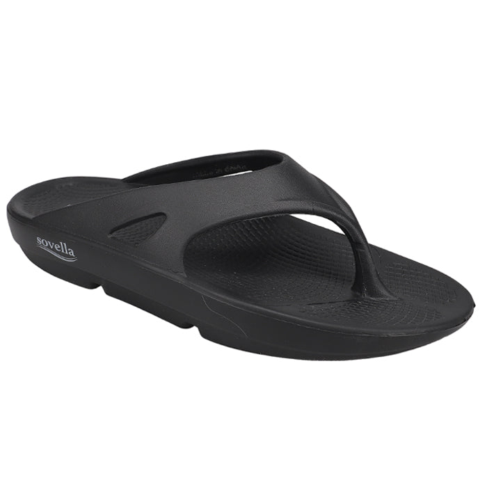 Sovella Women's PF Thong Active Recovery Sandal – Black