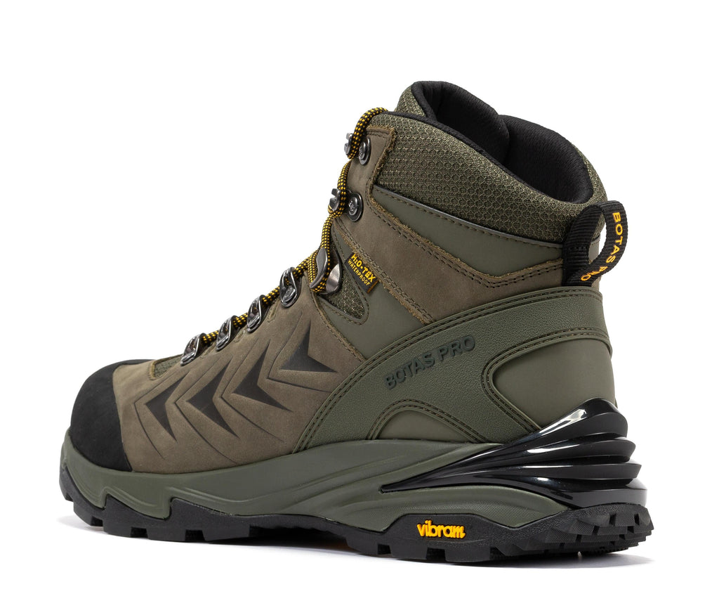 Botas Pro BP22123 Men's 6" Olive Waterproof Hiking Boot with Vibram® Outsole