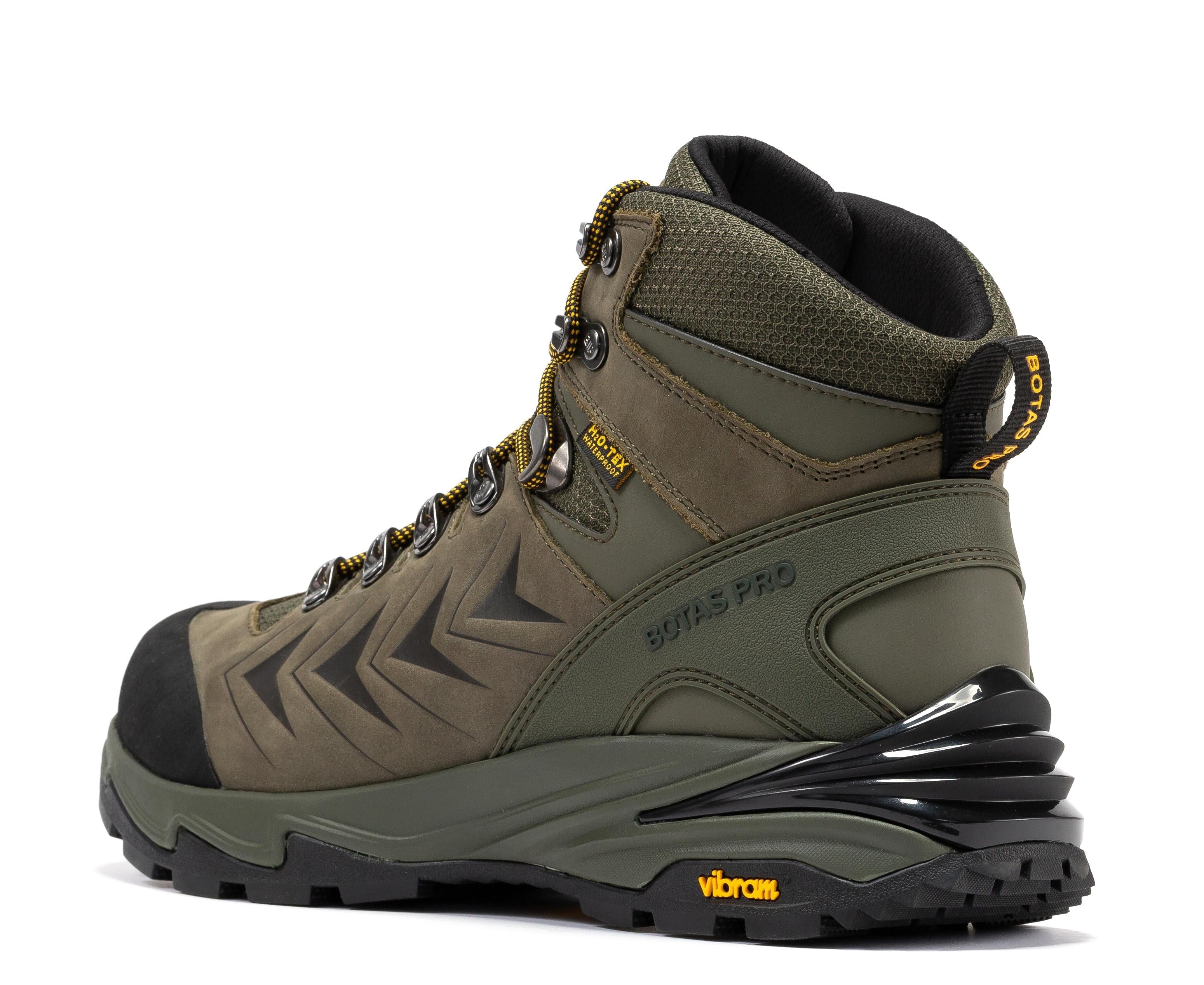 Botas Pro BP22123 Men's 6" Olive Waterproof Hiking Boot with Vibram® Outsole