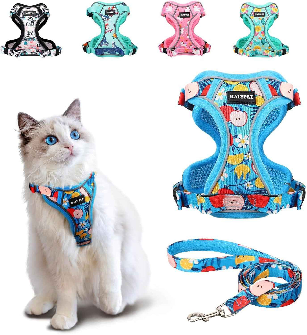 Reflective Cat Harness & Leash Set
