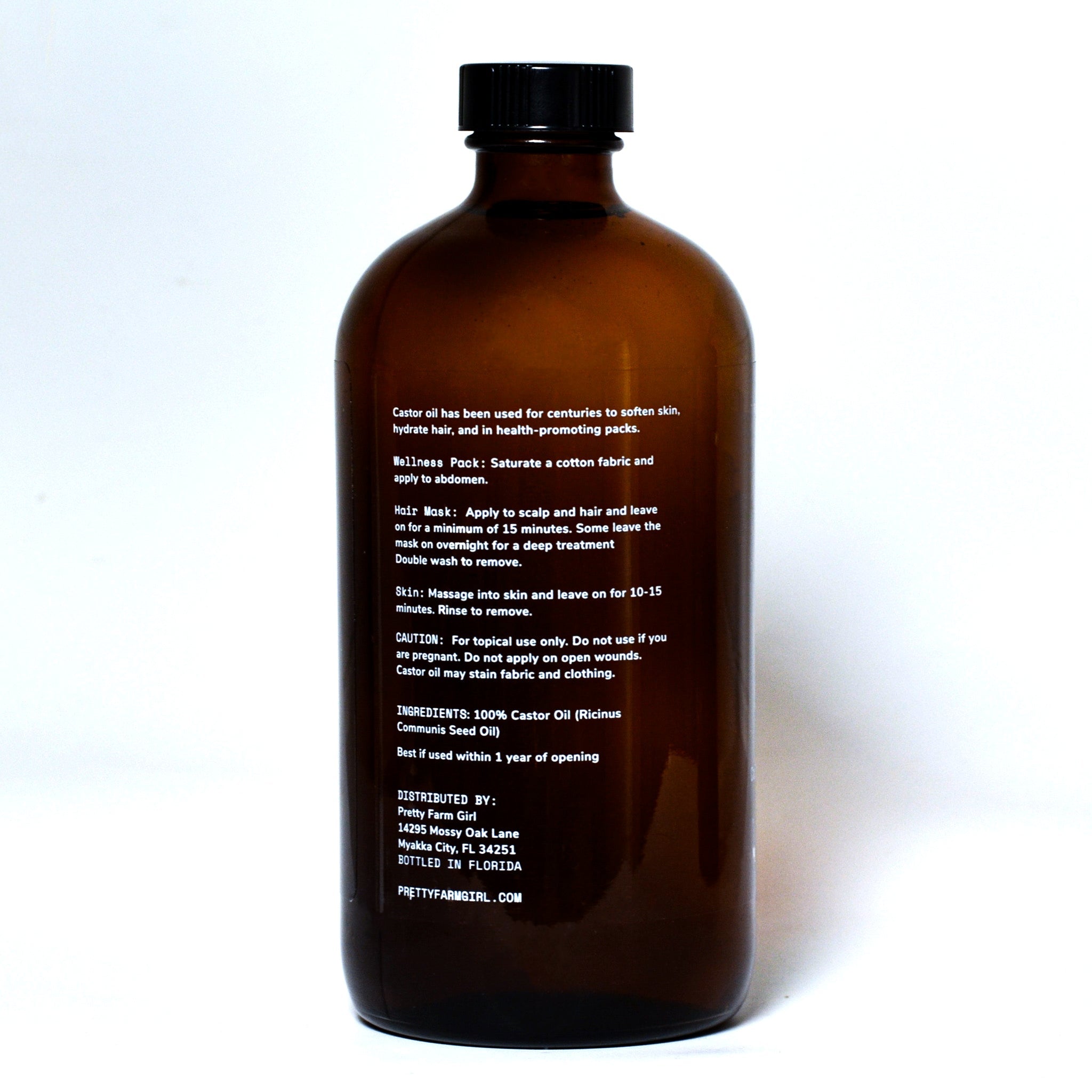 Organic Castor Oil – Cold Pressed, Hexane-Free | Hair, Skin & Lash Growth
