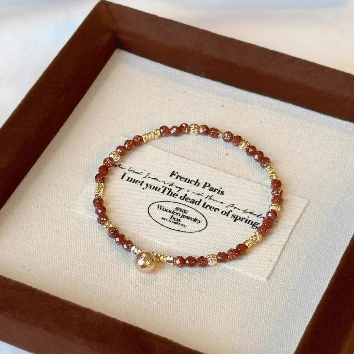 Women's Lightweight Beaded Charm Bracelet