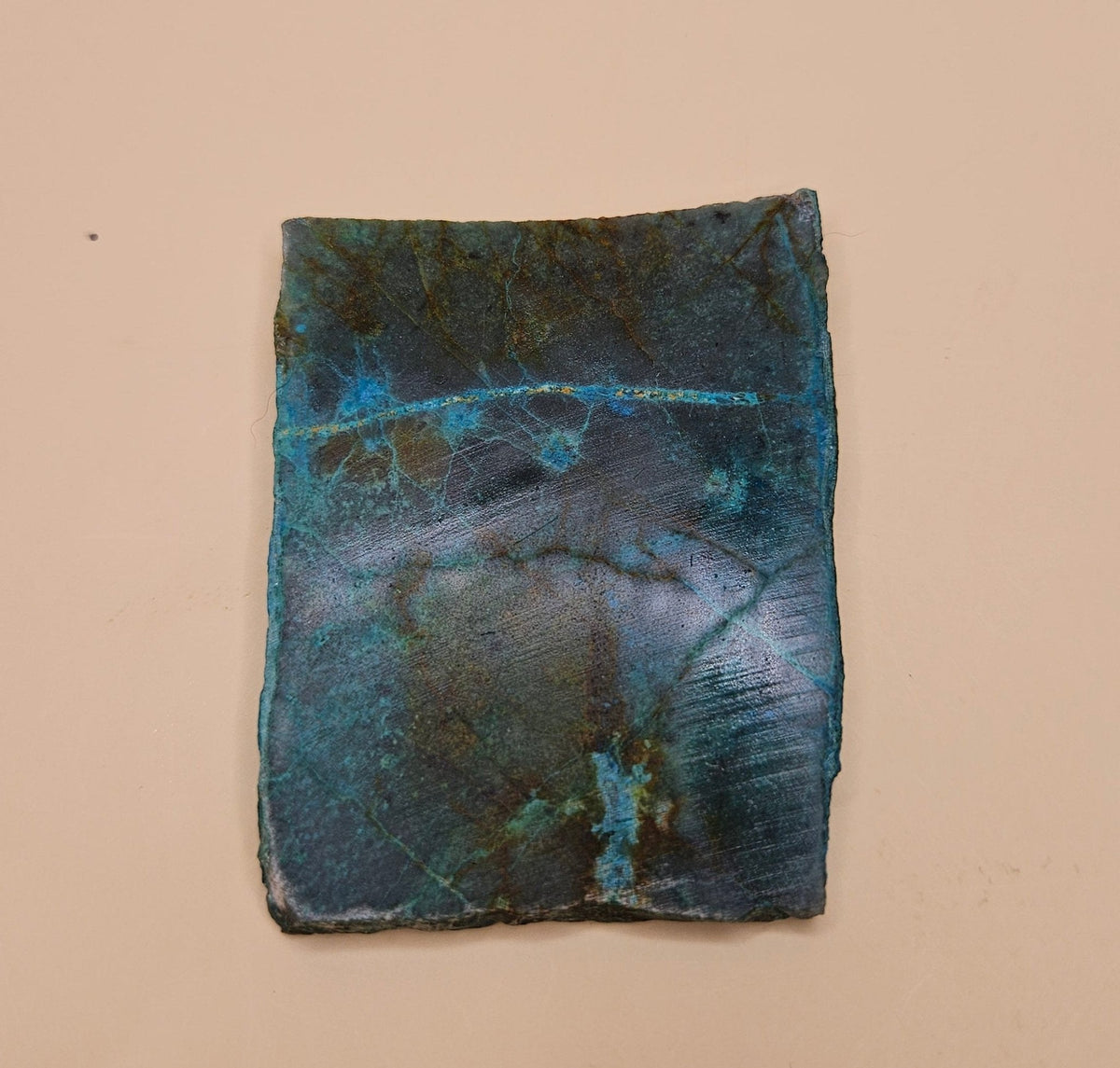Chrysocolla & Malachite Slab