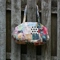 Patchwork Quilted Duffle Bag – Recycled Fabric, Handmade in India