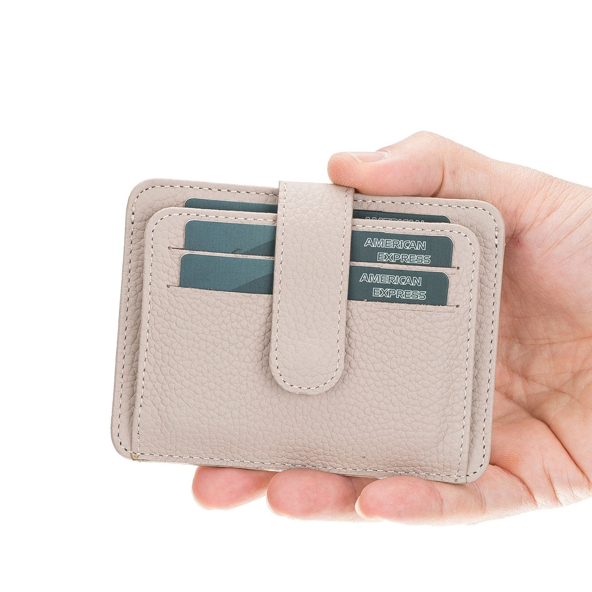 Cortez Handcrafted Full-Grain Leather Slim Wallet with Card Holder